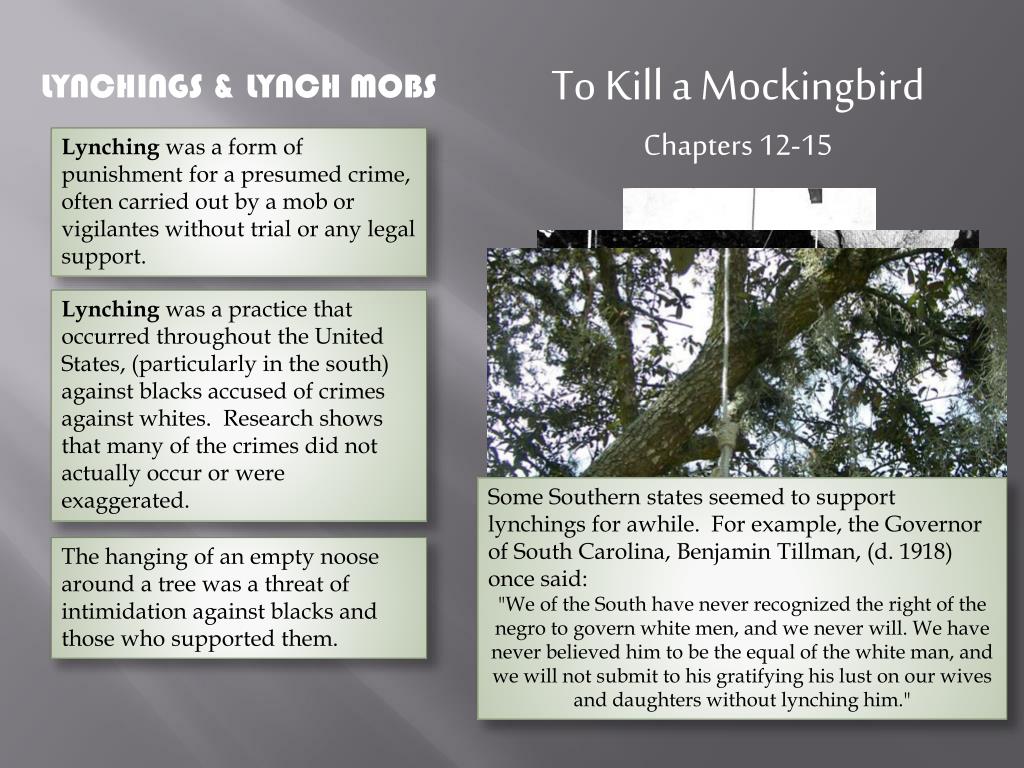 To Kill A Mocking Bird Chapter 15 Summary PPT - To Kill a Mockingbird Chapters 12-15 PowerPoint Presentation
