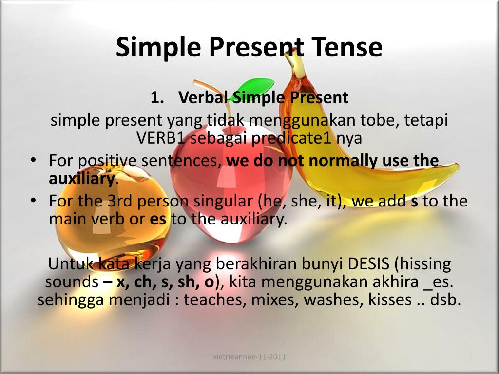 PPT - Simple Present Tense PowerPoint Presentation, free download -  ID:3021399