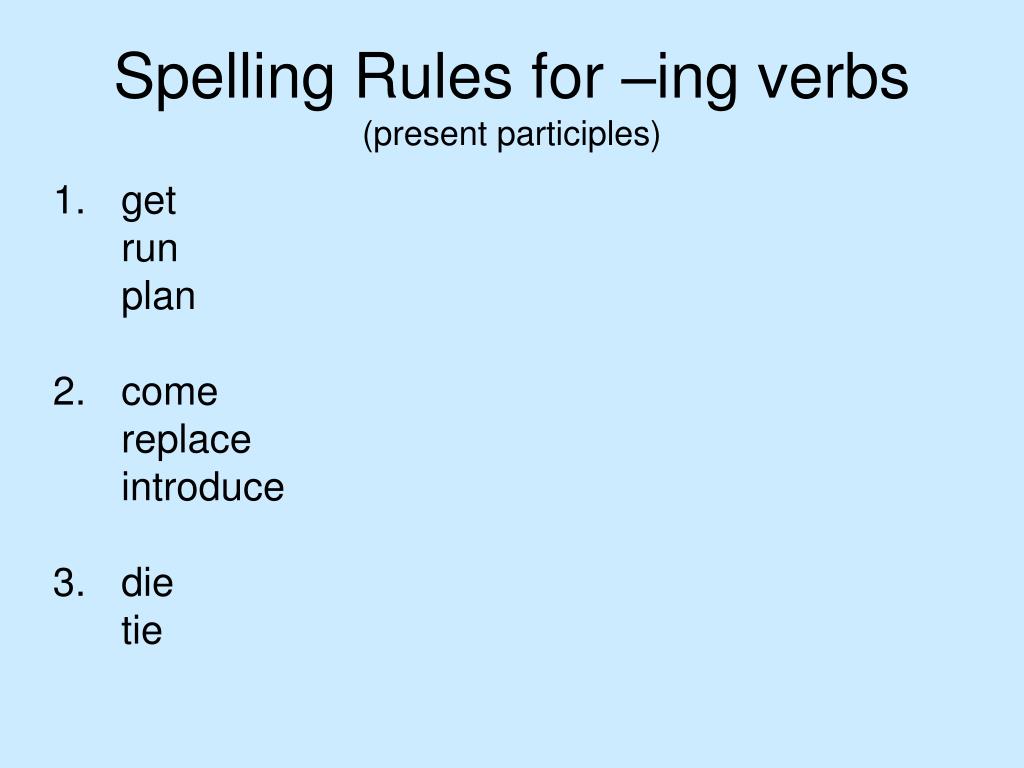 Глагол run в present continuous. Спеллинг в present Continuous. Правило Spelling. Добавление ing упражнения. Добавление окончания ing упражнения.