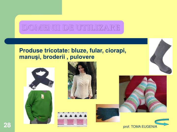 Domenii De Utilizare A Fibrelor Textile PPT - MATERII PRIME SI MATERIALE TEXTILE PowerPoint Presentation - ID