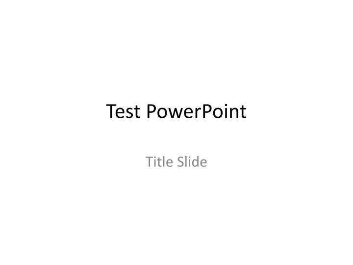 test powerpoint n.