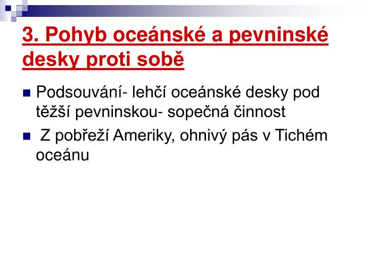 PPT - Pohyb litosferických desek PowerPoint Presentation ... Mariánský Příkop