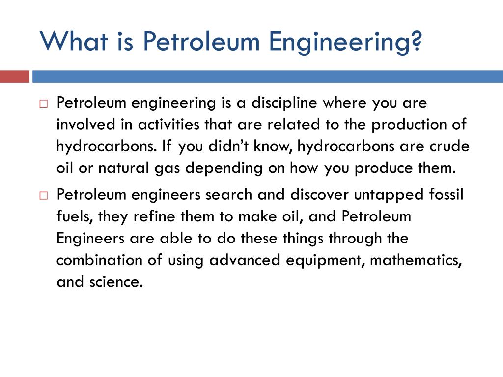 PPT Petroleum Engineering PowerPoint Presentation, free download ID