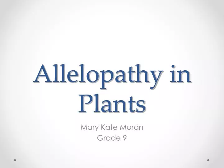 effects of allelopathy on plants controlled I plant extracts greenhouse-grown seeds of test species were soaked for at least 10 h in the extract or the control solution and allelopathic effects of. effects of allelopathy on plants controlled I plant extracts greenhouse-grown seeds of test species were soaked for at least 10 h in the extract or the control solution and allelopathic effects of.