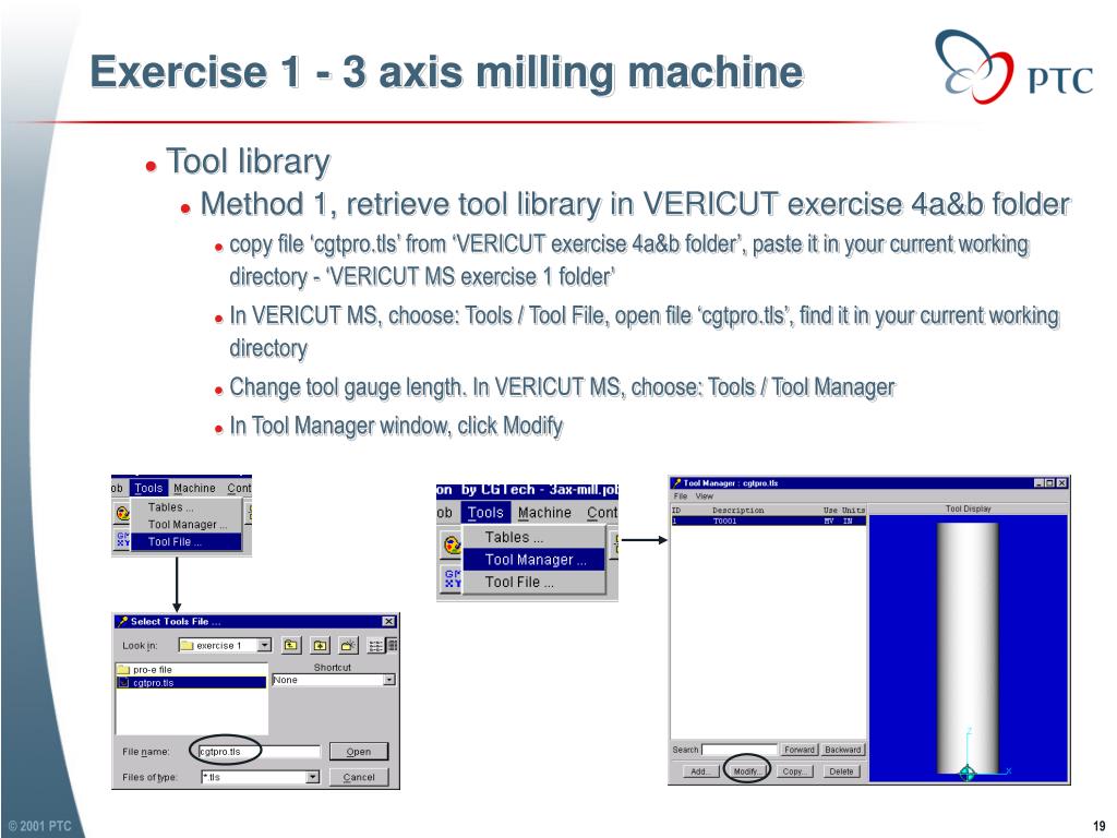 PPT - Training Exercises VERICUT for Pro/ENGINEER PowerPoint ...