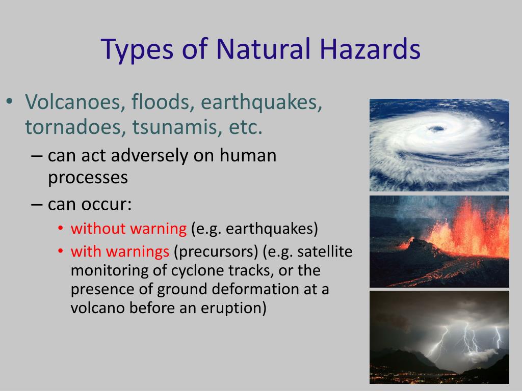 natural hazards powerpoint presentation