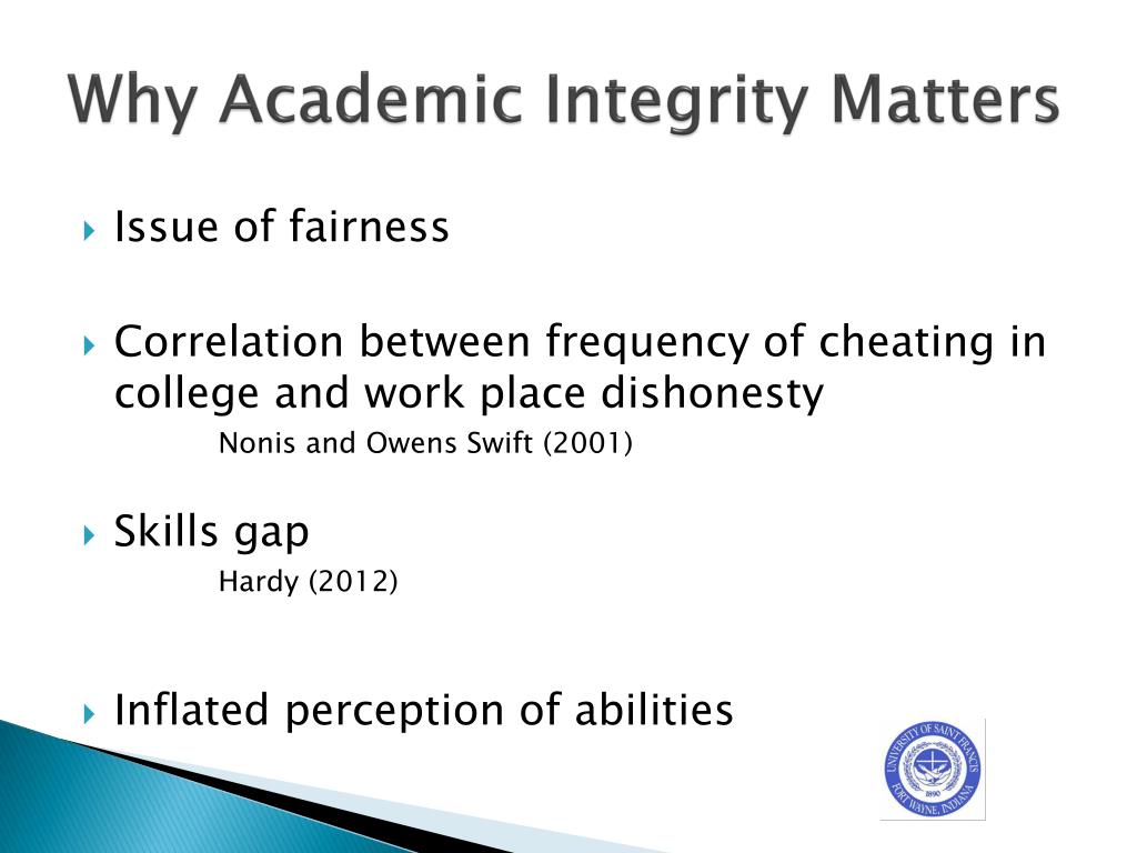 PPT Academic Integrity What It Is And Why It Matters PowerPoint 