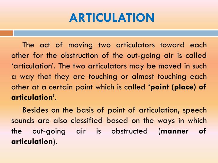 PPT - SPEECH ORGANS & ARTICULATION PowerPoint Presentation - ID:3028381