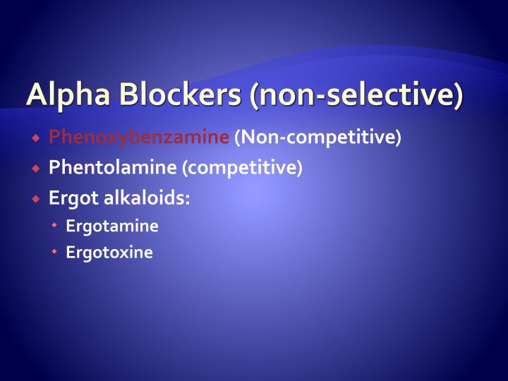 PPT Adrenergic Blockers PowerPoint Presentation ID3028811
