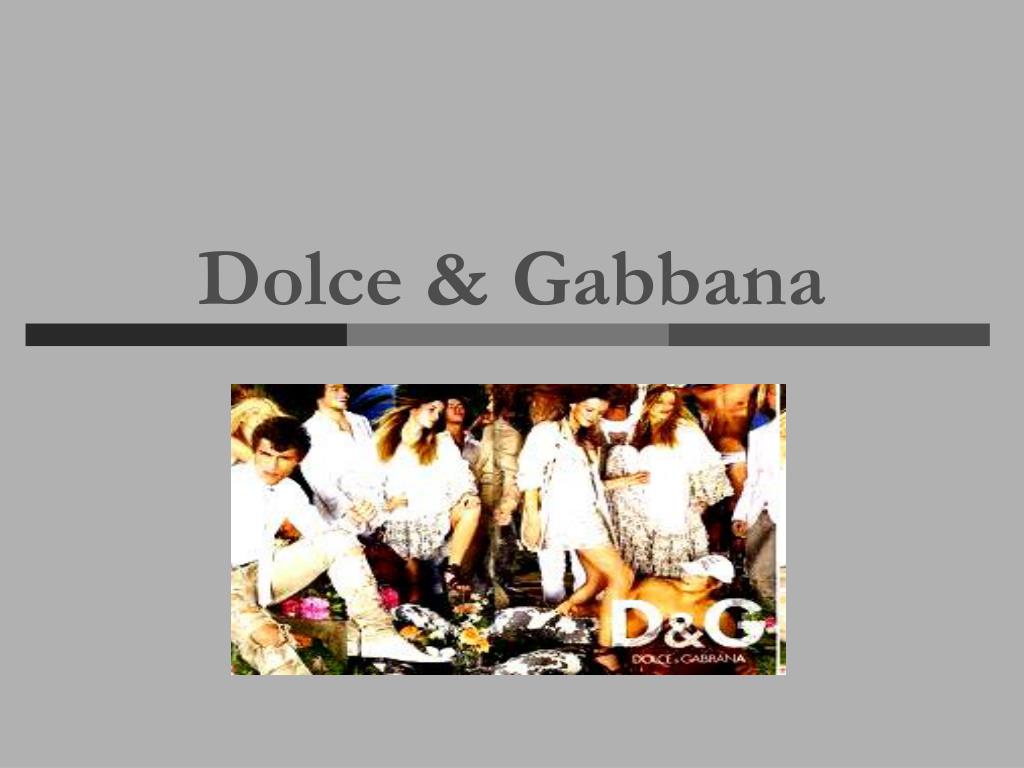 Ppt - Dolce & Gabbana Powerpoint Presentation, Free Download - Id:3029073