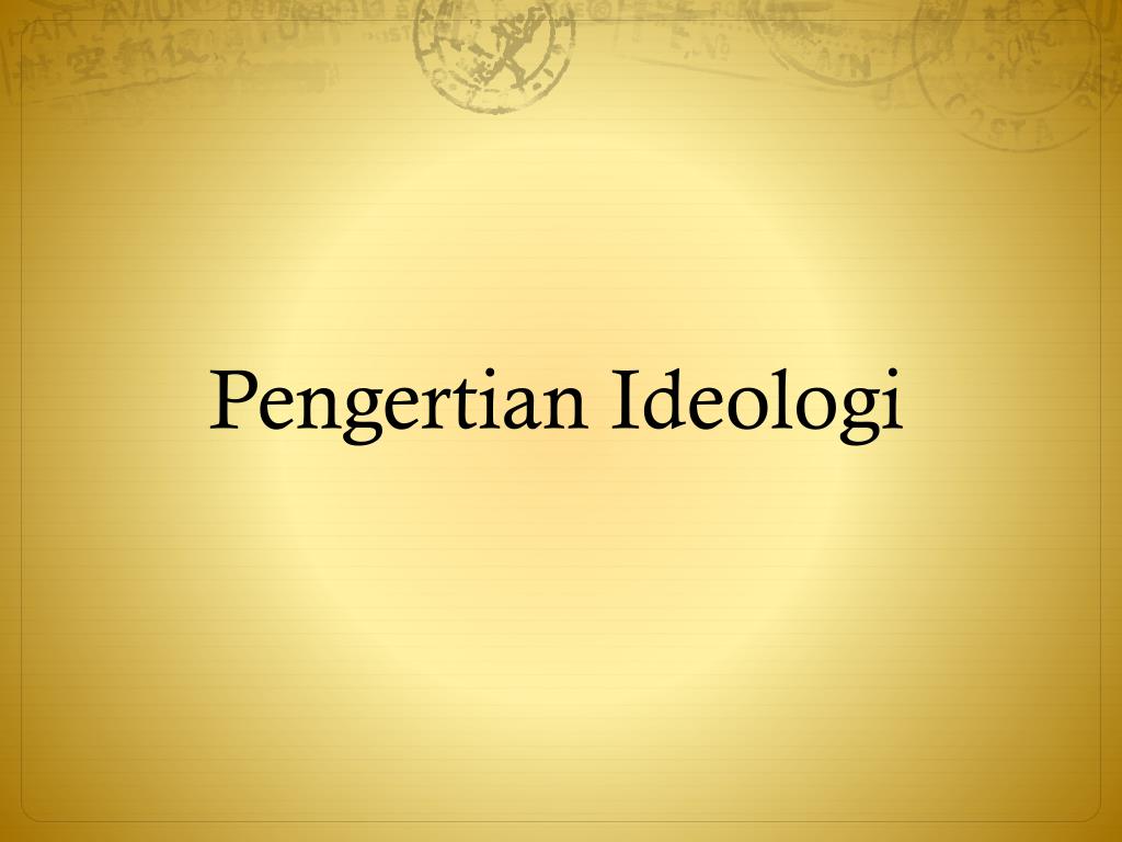 PPT Pancasila Sebagai Ideologi PowerPoint Presentation