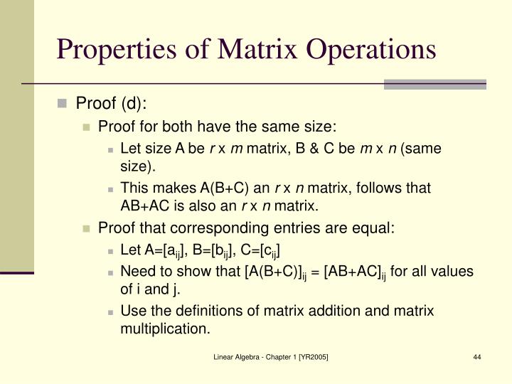 PPT - Linear Algebra PowerPoint Presentation - ID:3029647