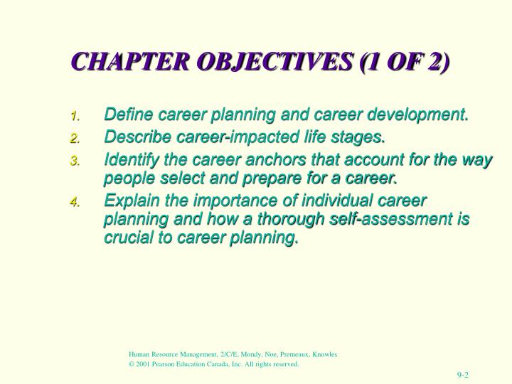 career development objectives
