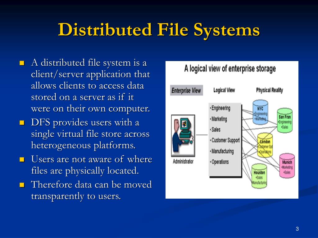 PPT - Microsoft Distributed File System (Dfs) PowerPoint Presentation, free  download - ID:3030060