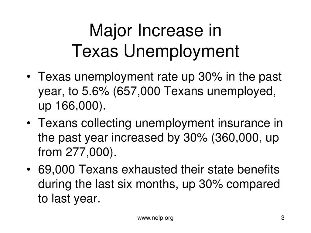 PPT Strengthening the Texas Unemployment Insurance System PowerPoint