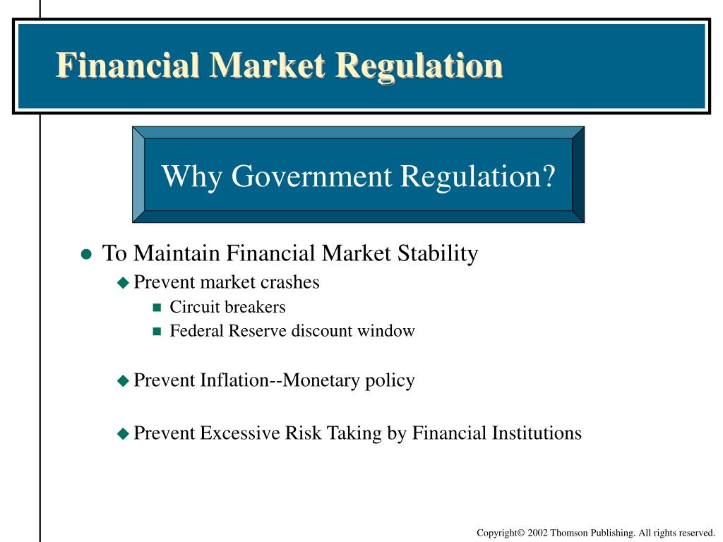 Market regulation