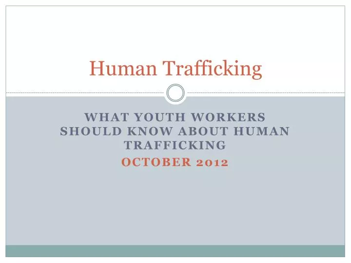 PPT Human Trafficking PowerPoint Presentation, free download ID3031380