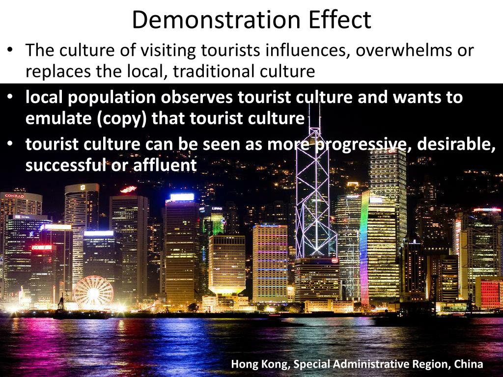 demonstration effect in tourism