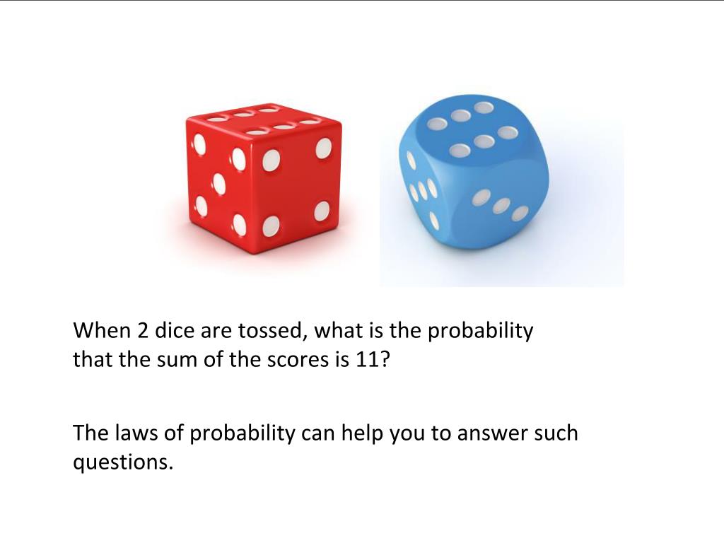 Dice and the Laws of Probability