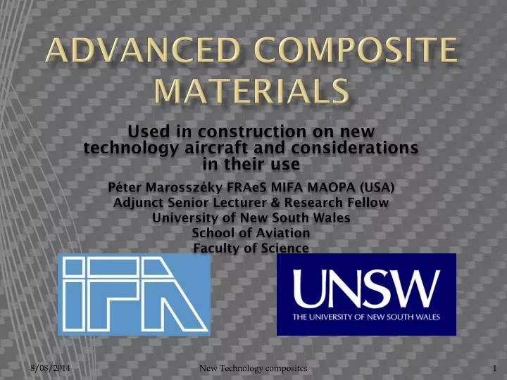 PPT Advanced Composite materials PowerPoint Presentation, free