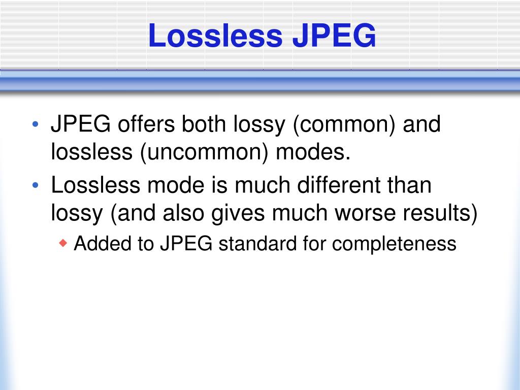 PPT - Lossless Compression PowerPoint Presentation, Free Download - ID ...