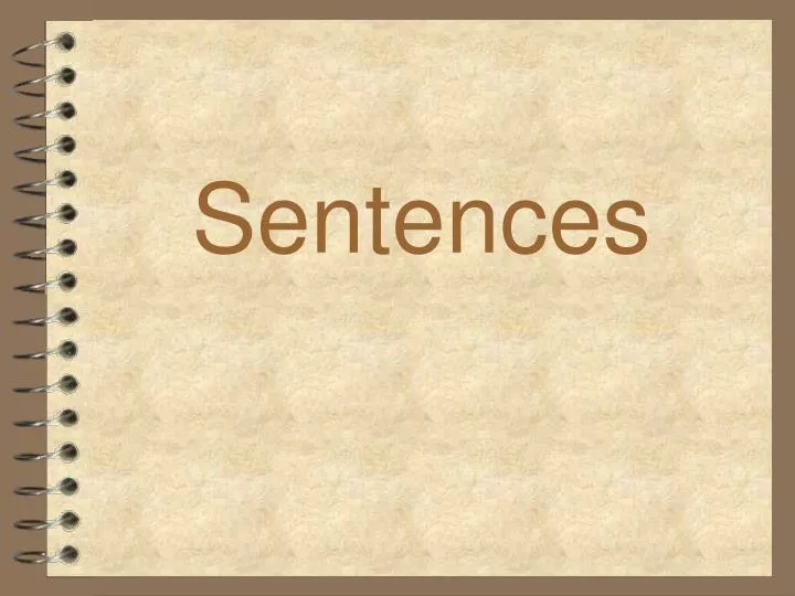 presentation related sentences