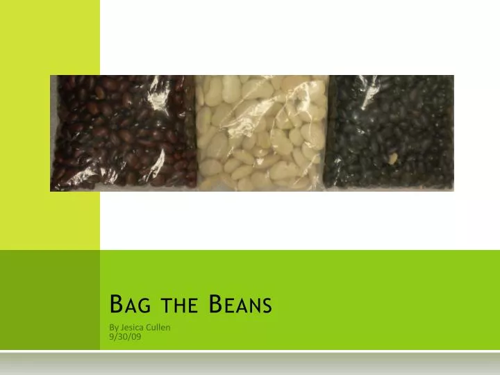 bag the beans n.