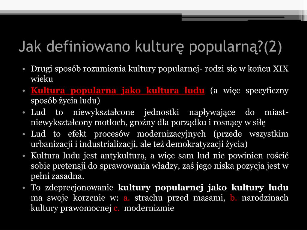 Czy Kultura Popularna Może Dobrze Służyć Ludziom Rozprawka