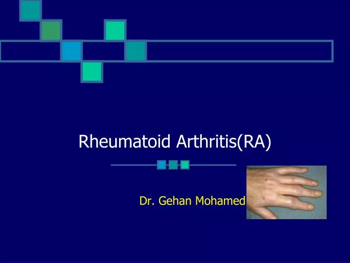 Ppt Rheumatoid Arthritisra Powerpoint Presentation Free Download
