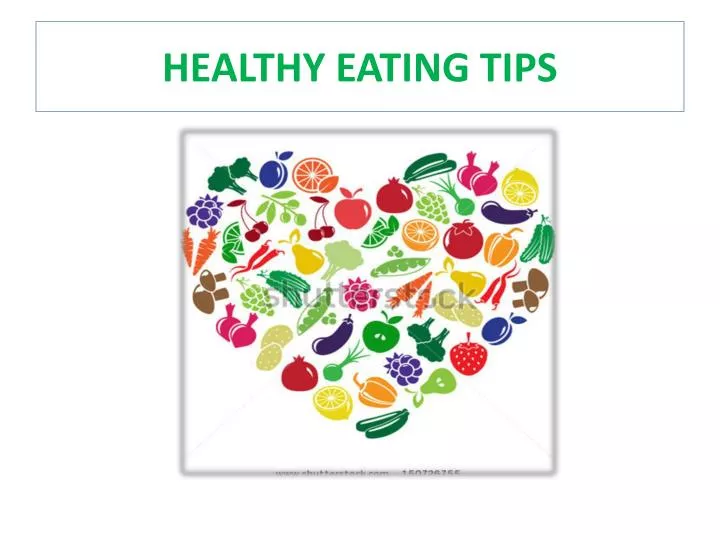 healthy eating tips n.