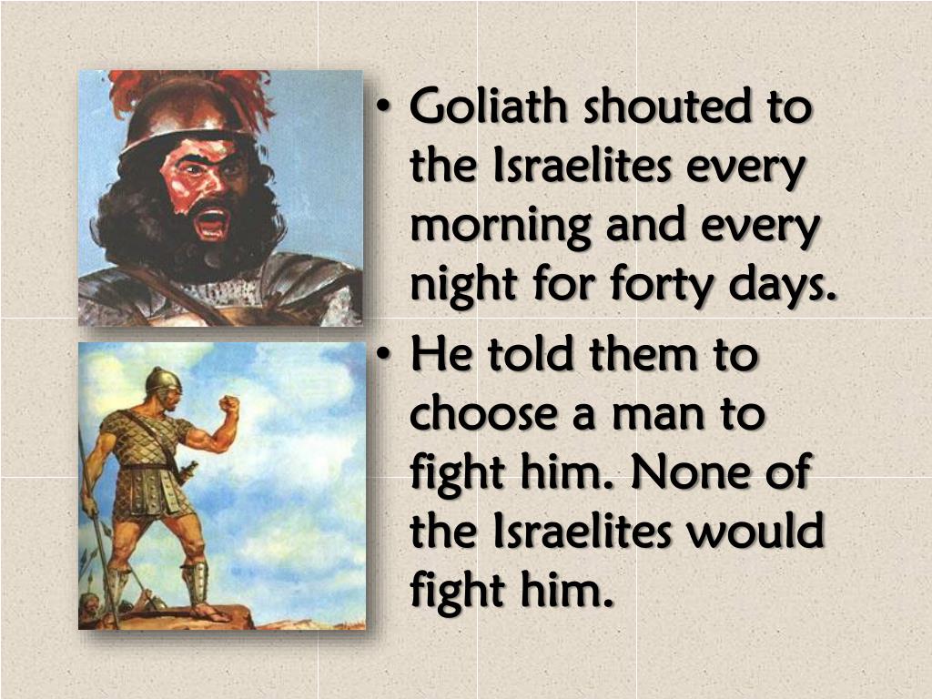 PPT - “Lesson 28: David And Goliath,” Primary 6: Old Testament, (1996 ...