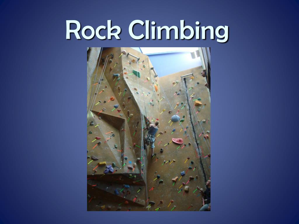 presentation about rock climbing