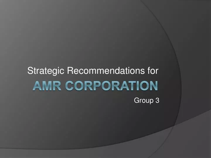 strategic recommendations for n.
