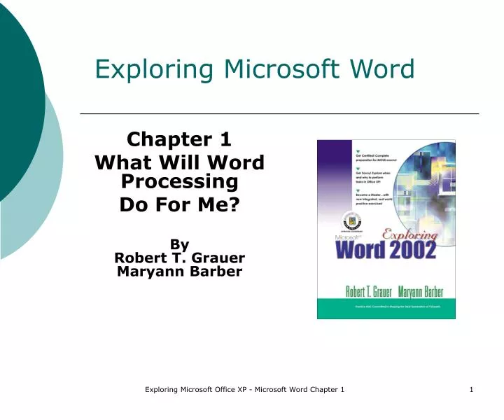 PPT - Exploring Microsoft Word PowerPoint Presentation, free download - ID:3036813
