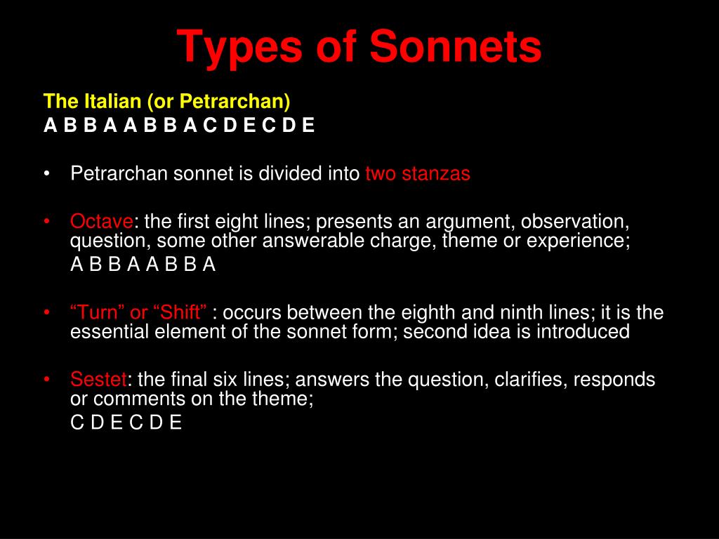 PPT - What is a Sonnet? PowerPoint Presentation, free download - ID:3036932