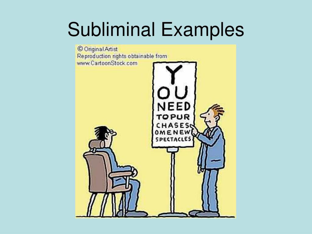 subliminal definition psychology example subliminal definition psychology example