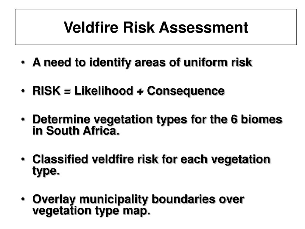 PPT - Key elements of the National Fire Danger Rating System for South ...
