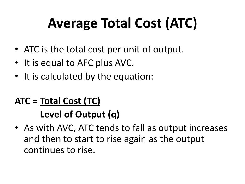 atc formula in economics atc formula in economics