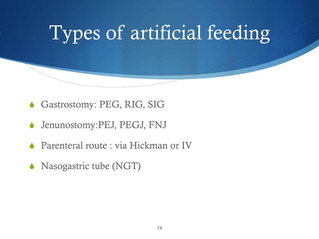 PPT Artificial feeding venting gastrostomy in palliative