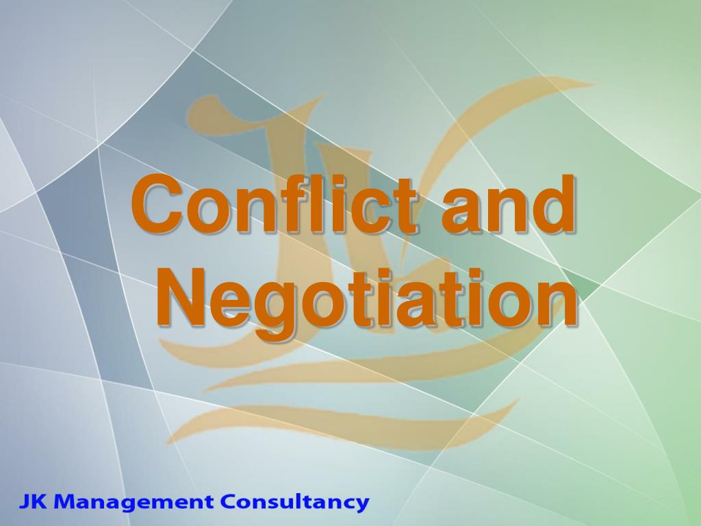 conflict and negotiation case study slideshare