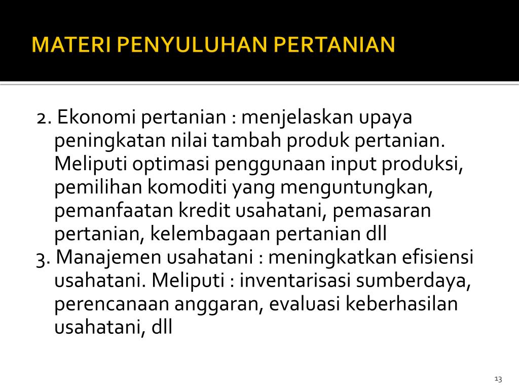 tujuan penyuluhan pertanian tujuan penyuluhan pertanian