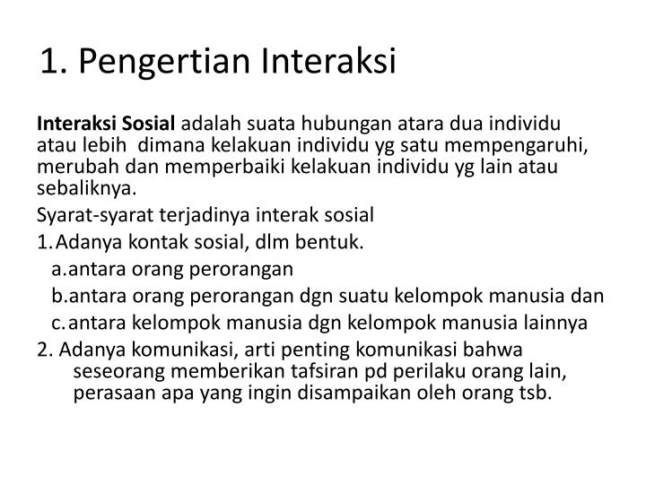 Ppt 3 Interaksi Sosial Powerpoint Presentation Id 3039451