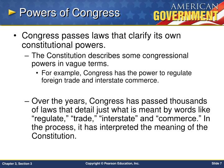 PPT - Chapter 3: The Constitution Section 3 PowerPoint Presentation ...