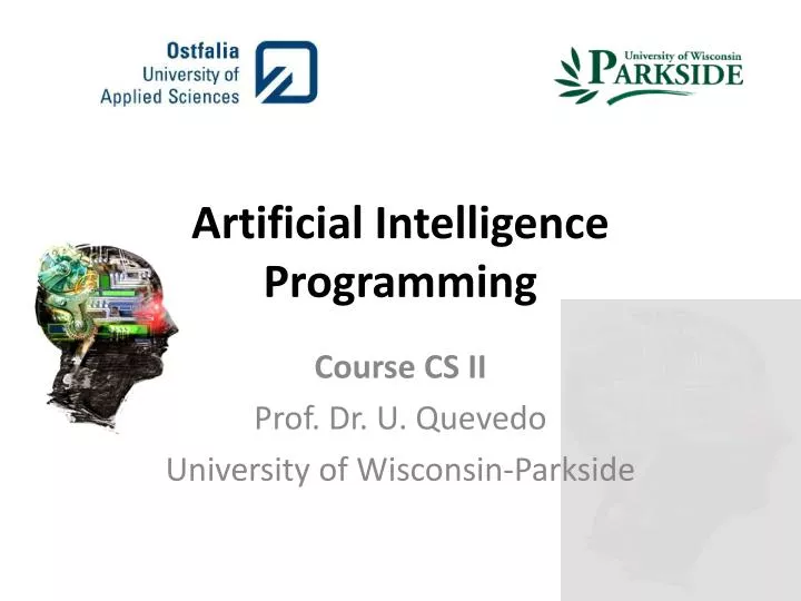 PPT - Artificial Intelligence Programming PowerPoint Presentation, free ...