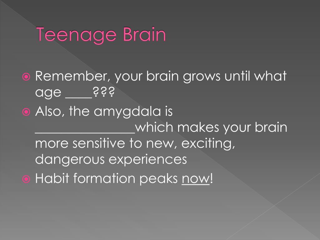 PPT - The Teenage Brain and Substance Abuse PowerPoint Presentation ...
