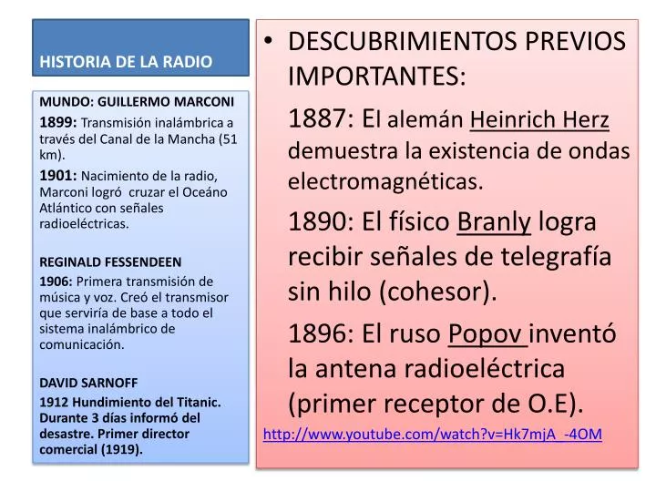 PPT - HISTORIA DE LA RADIO PowerPoint Presentation, free download -  ID:3040478