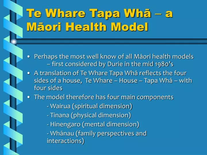 PPT - Te Whare Tapa Whā - a Māori Health Model PowerPoint ... PPT - Te Whare Tapa Whā - a Māori Health Model PowerPoint ...