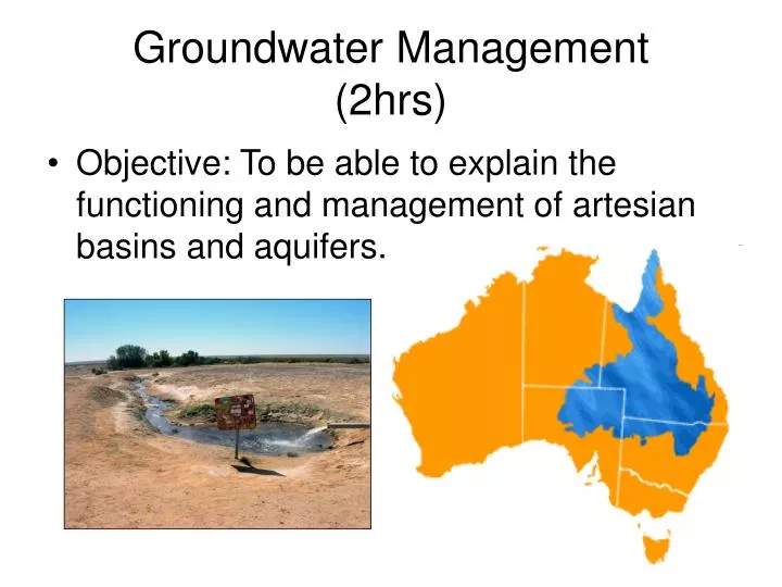 PPT - Groundwater Management (2hrs) PowerPoint Presentation, Free ...