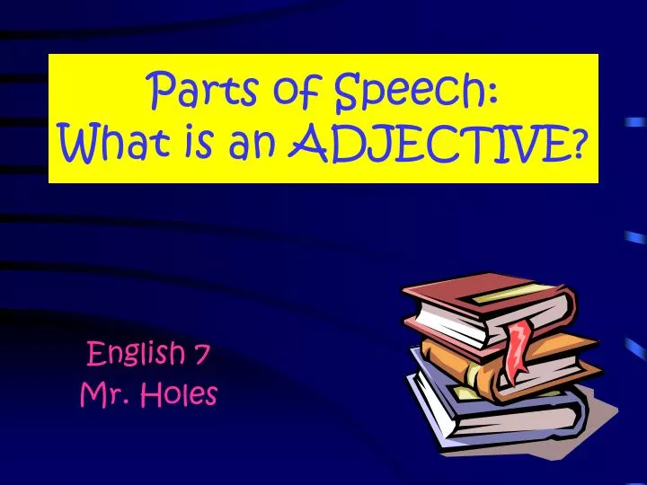 parts of speech powerpoint