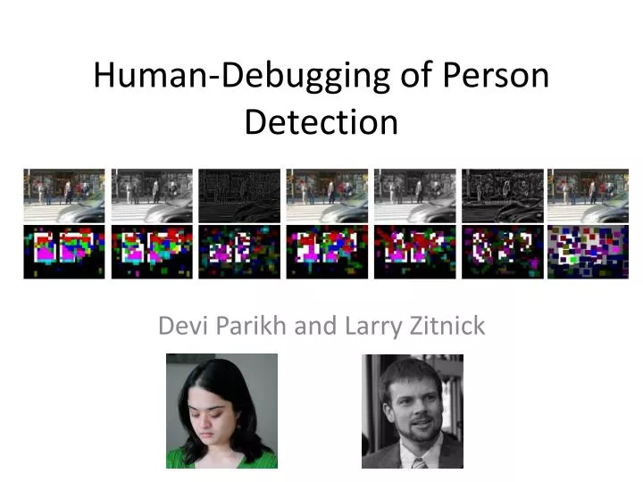human debugging of person detection n.